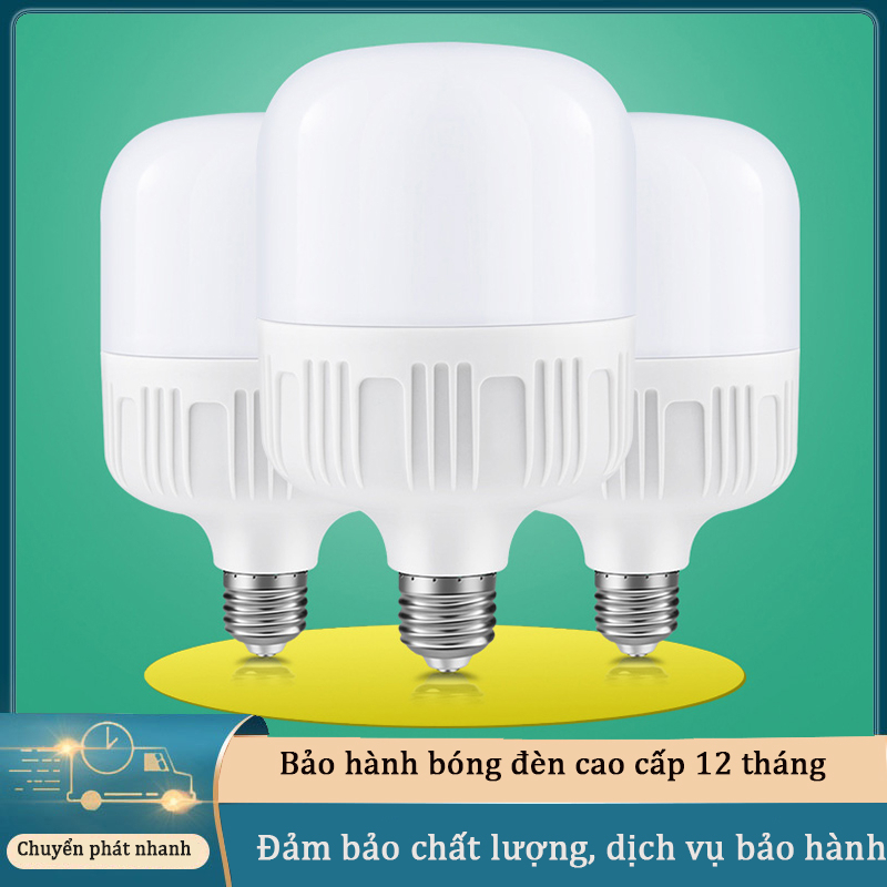 Bóng Đèn Led Bulb Trụ Nhựa Đủ Loại Công Suất Siêu Sáng ,Tiết Kiệm Điện ...