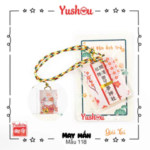Túi Phước Cát Tường May Mắn Mẫu 118 - Kiểu Omamori Nhật, Có sẵn, Quà tặng ý nghĩa.