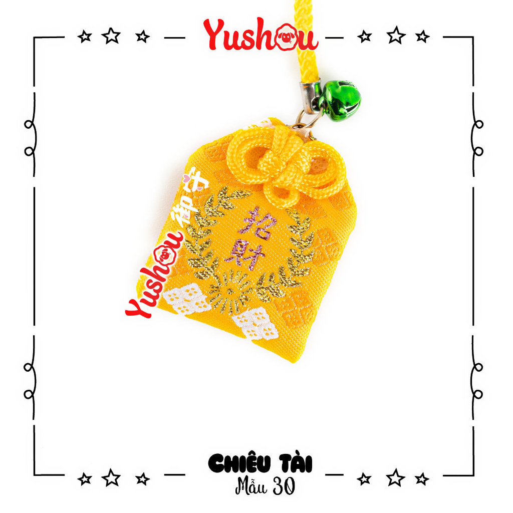 Túi Phước Yushou Tài Vận Mẫu 30 - Kiểu Omamori Nhật, Có sẵn, Quà tặng ý nghĩa.