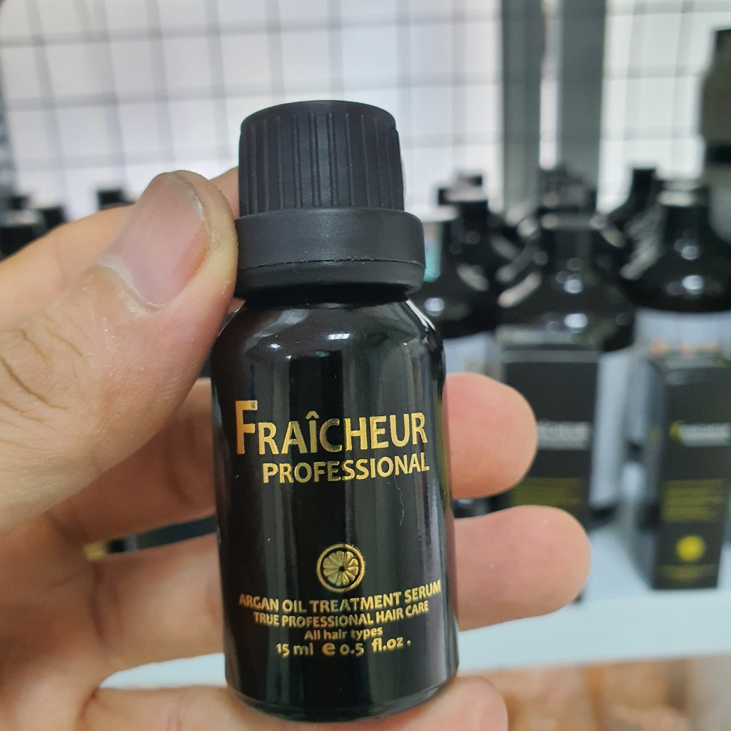 Tinh Dầu Dưỡng Tóc Fraîcheur Argan Oil Treatment 15ml-100ml | Dưỡng Tóc Mềm Mượt, Giảm Khô Xơ, Bóng Khỏe.