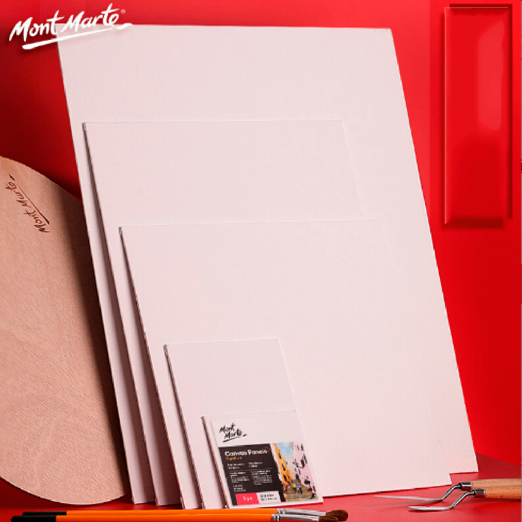 Khung Canvas Mont Marte Ván Ép, Canvas Panels Mont Marte, canvas ép