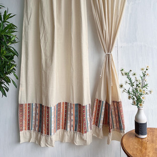 Rèm cửa sổ 1m8 vải canvas nhiều họa tiết có sẵn, Màn vải treo cửa sổ ...