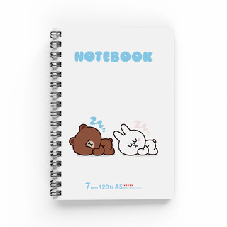 Sổ lò xo A5 ruột kẻ ngang TUANVIET BOOKS 120 trang, phù hợp ghi chép