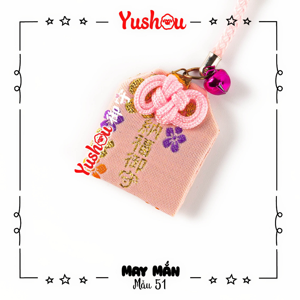 Túi Phước Yushou May Mắn Mẫu 51 - Kiểu Omamori Nhật, Có sẵn, Quà tặng ý nghĩa.