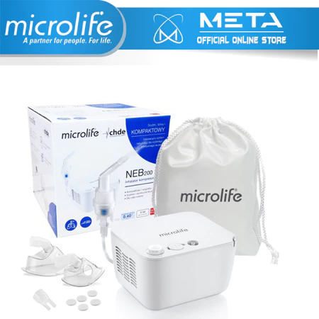 Máy Xông Khí Dung , Xông Mũi Họng MICROLIFE NEB200
