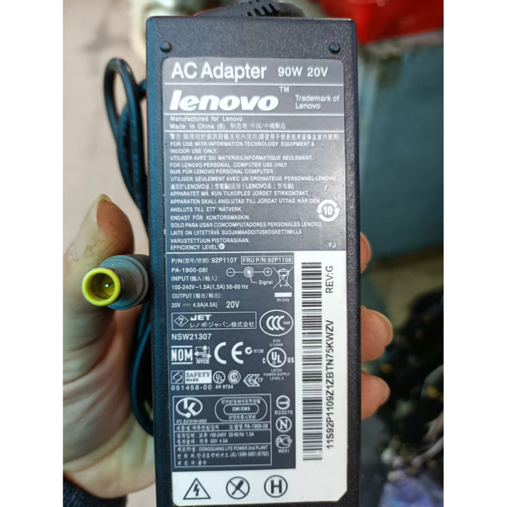 🌟 CŨ ZIN XỊN🌟 Nguồn Sạc Laptop Lenovo Thinkpad T420 T420s X220 X230 T400 T410 T430 T520 20V- 4.5A chân kim Adapter IBM