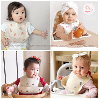 <Tổng hợp> Yếm ăn dặm silicone gấu, thỏ ngộ nghĩnh siêu xinh