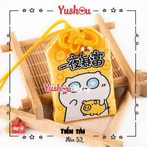Túi Phước Yushou Tài Vận Mẫu 52 - Kiểu Omamori Nhật, Có sẵn, Quà tặng ý nghĩa.