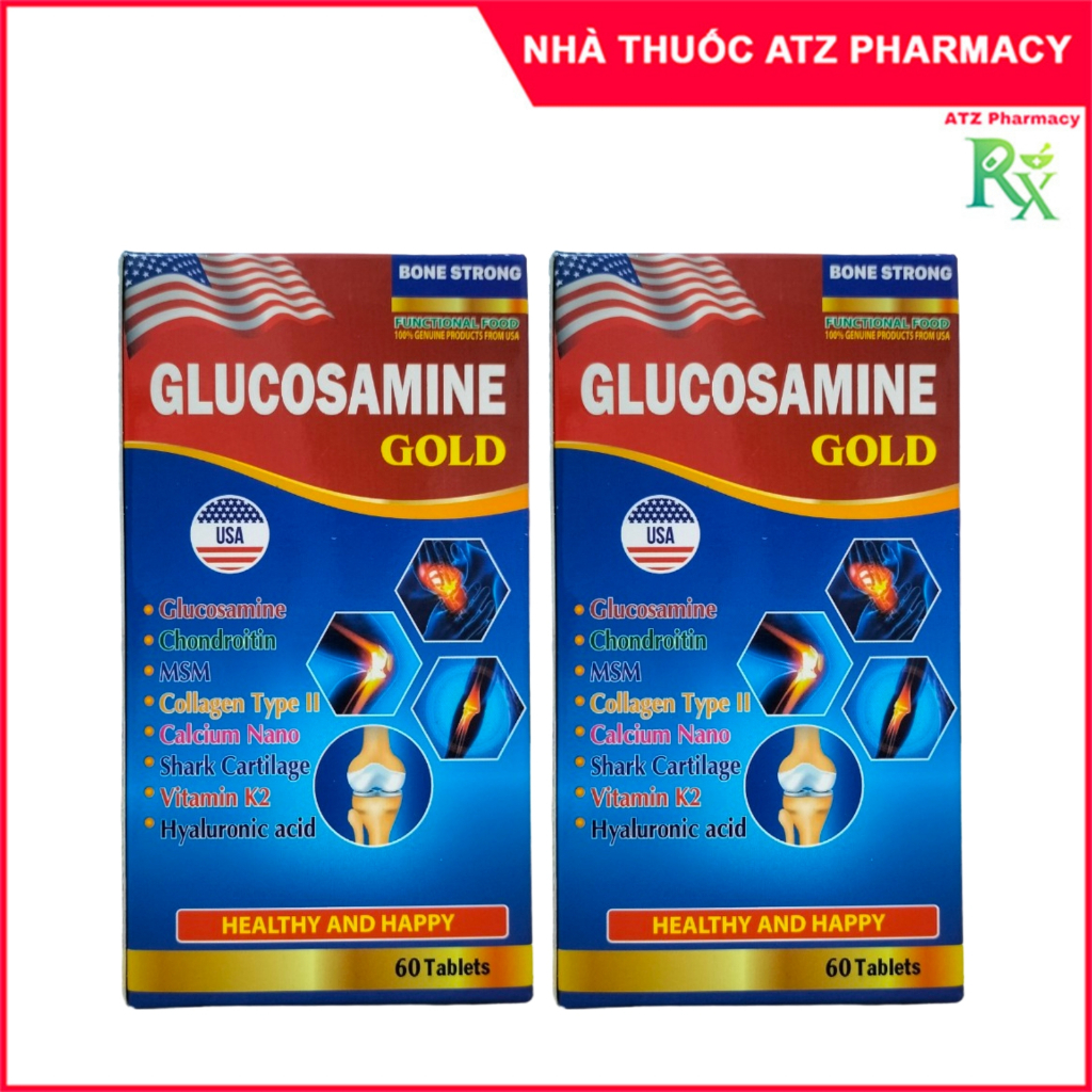 Glucosamine Gold (60 - 120 viên) dành cho người cao tuổi, người vận ...
