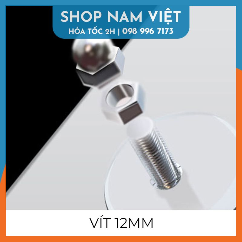 Miếng Dán Bulong Ốc Vít 8 - 12 - 16mm, Treo Kệ, Treo Tranh Không Khoan ...