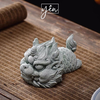 Sleepy Monster – Tượng thú nhỏ đang ngủ xinh xắn, trang trí nhà cửa và văn phòng