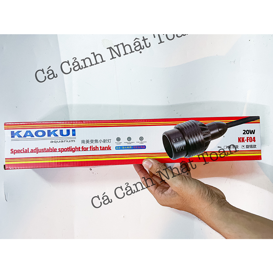 LED RỌI BỂ CÁ CẢNH 3 CHẾ ĐỘ MÀU KAOKUI KK F04 CHỈNH ĐƯỢC ĐIỂM TỤ SÁNG