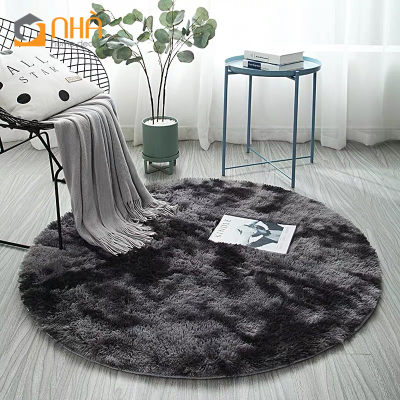 Thảm Tròn Lông Loang Trang Trí Chụp Hình PA9627