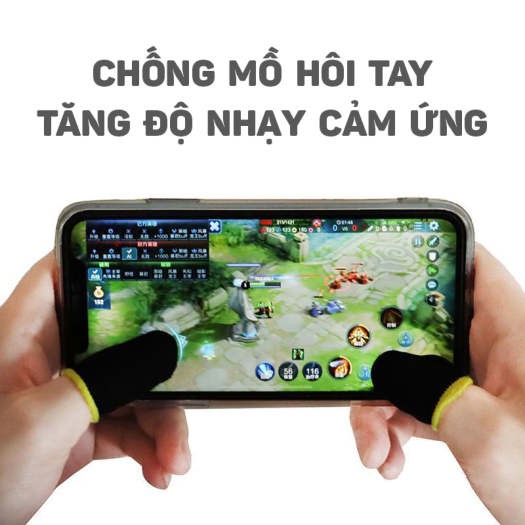 Combo 20 Đôi Bao Tay Chơi Game Chống Mồ Hôi Sợi Carbon Siêu Nhạy Tặng Kèm 5 Đôi