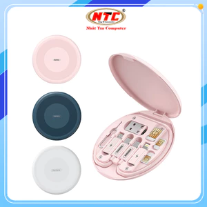 Bộ cáp sạc đa năng 6-in-1 Remax RC-190 60W kiêm giá đỡ điện thoại