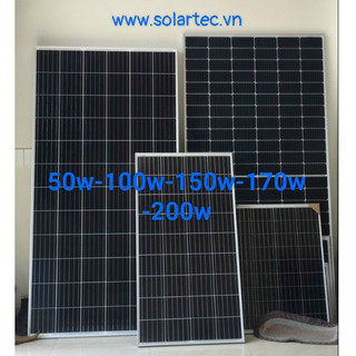 Tấm pin năng lượng mặt trời Mono loại tốt đủ công suất 100W, 200W, 350W, 450W, 550W giá rẻ