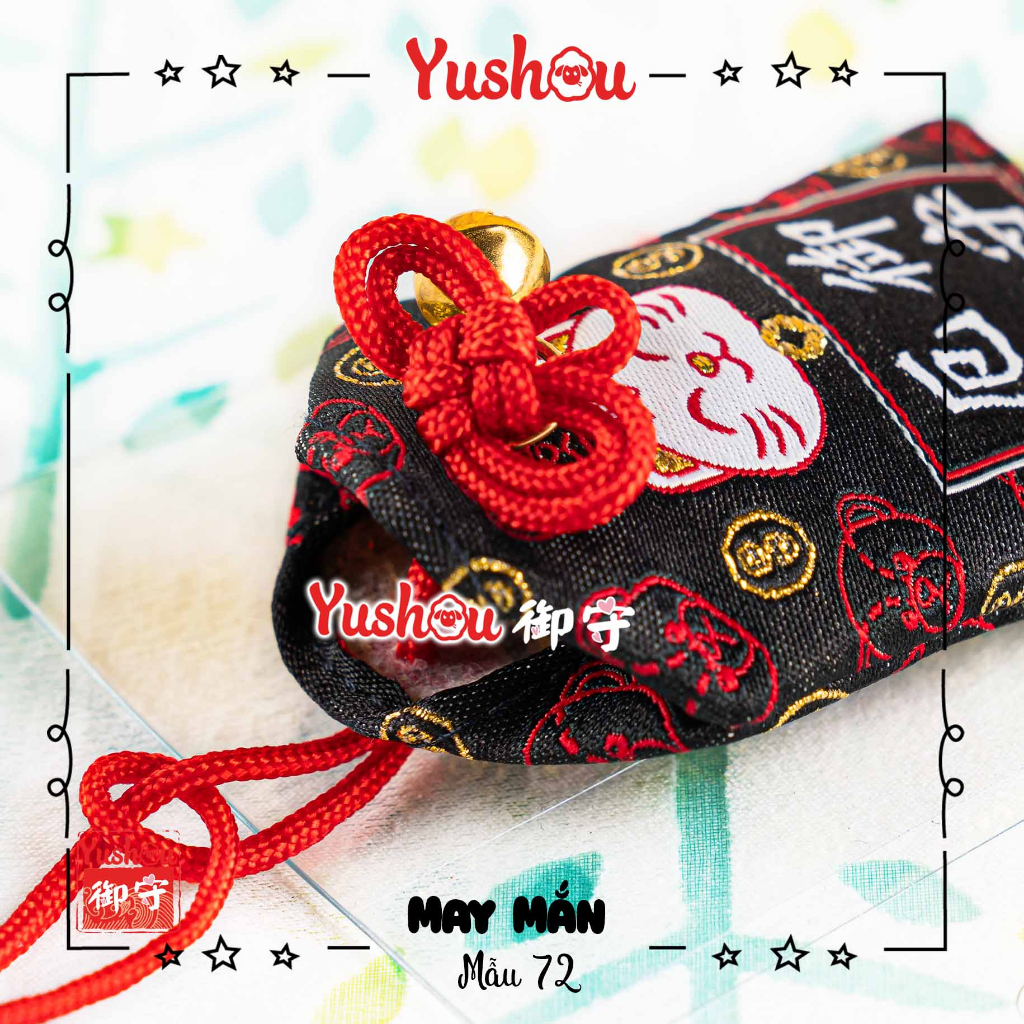 Túi Phước Yushou Giải Xui Cầu May - Kiểu Omamori Nhật, Có sẵn, Quà tặng ý nghĩa.