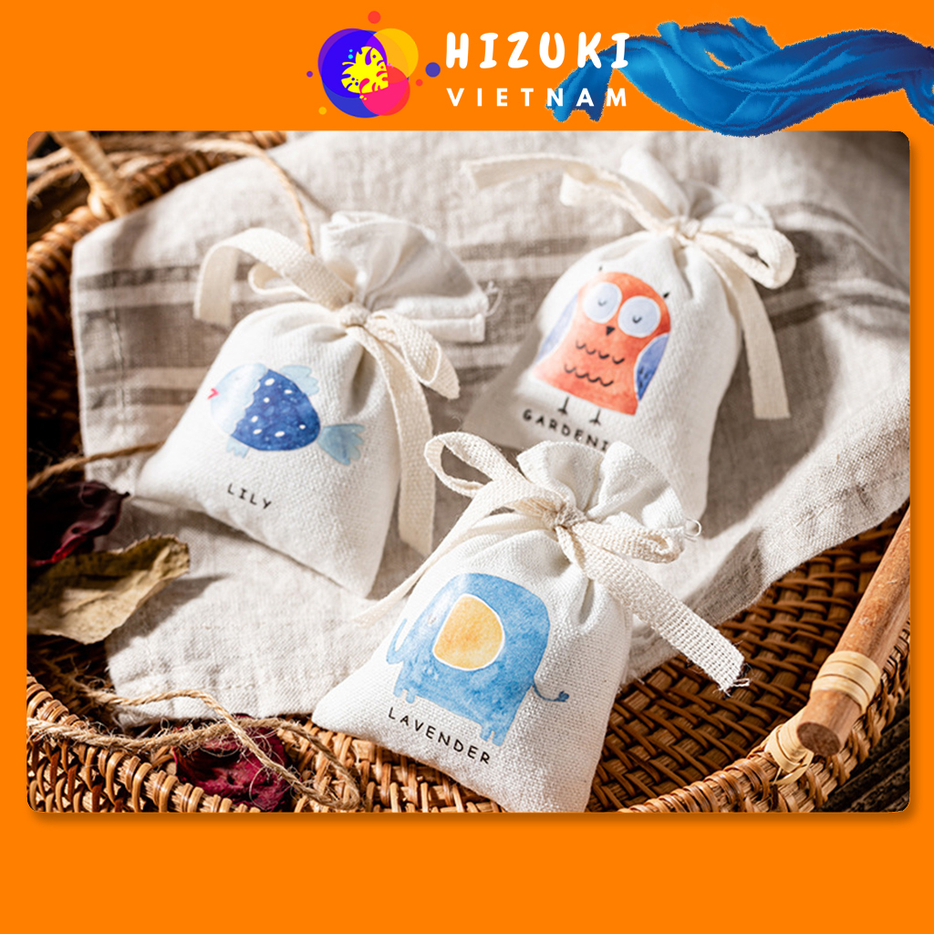 Túi thơm treo tủ quần áo, túi thơm treo xe ô tô giúp khử mùi hôi