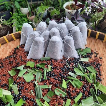 Trà túi lọc, trà gạo lứt đậu đen rang, gạo lức đậu đen đậu đỏ Dakfoodfamily