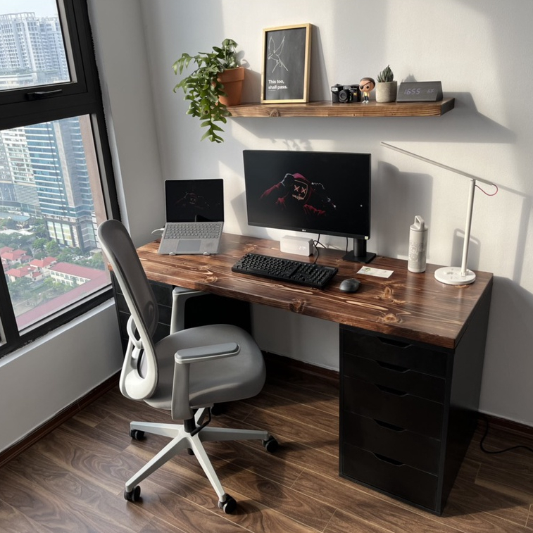 Ảnh Hộc tủ 5 ngăn kéo FEGO kết hợp ray giảm chấn cao cấp dành cho bàn làm việc và văn phòng 4