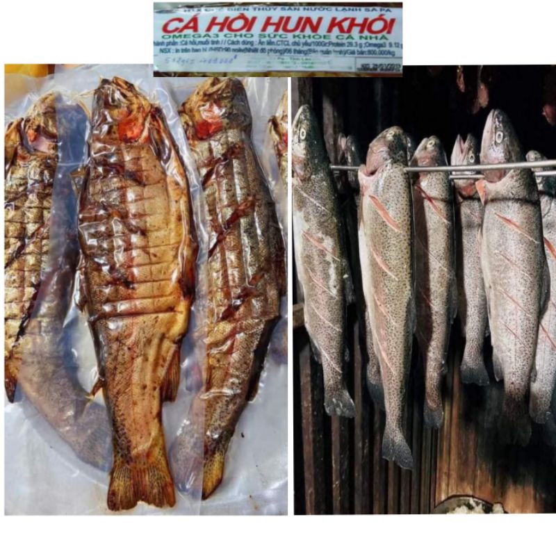 Cá hồi sapa gác bếp nguyên con 500g | Shopee Việt Nam