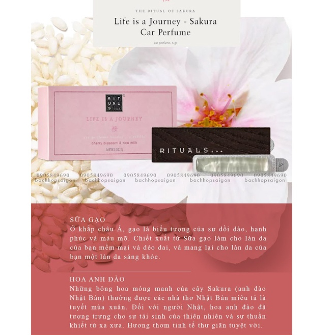 Rituals Car Gift Set Rituals Autoduft Rosa Rituals Nước Hoa Xe Hơi