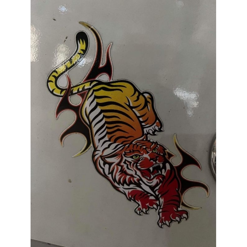 (Sale) Tem Hổ Dán xe tải, xe con. Sticker con hổ. Tem cánh cửa (sl:1 ...