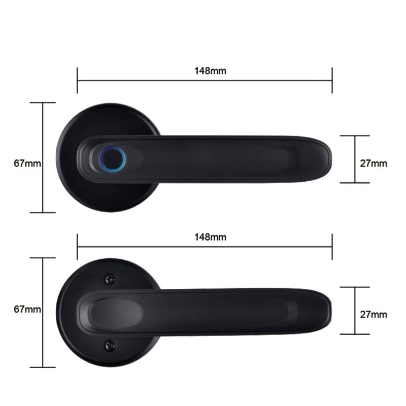 Khoá cửa vân tay thông minh sử dụng app Tuya Bluetooth/Khoá cửa phòng thông minh(sản phẩm đòi hỏi hiểu kỹ thuật)