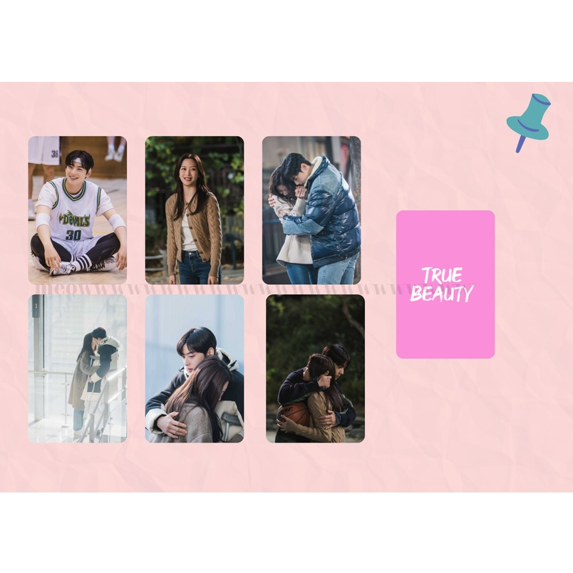 set card bo góc "Vẻ đẹp đích thực" (True beauty)