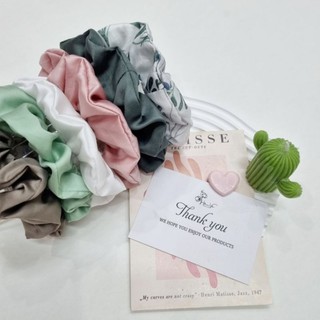 DÂY CỘT TÓC SCRUNCHIES LỤA TENCEL CAO CẤP HÂN VÕ BEDDING, DÂY BUỘC TÓC NỮ, DÂY ĐEO TAY
