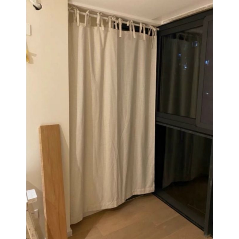 [TẶNG DÂY RÈM] Rèm Màn Canvas Buộc Cột Dây Phong Cách Vintage | Shopee ...