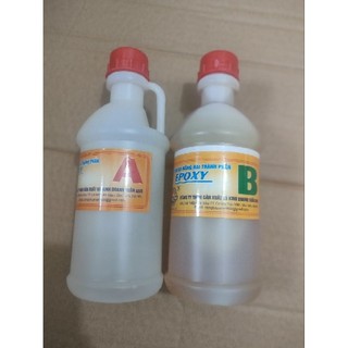 Keo dán epoxy hai thành phần, keo AB đa năng tiện lợi loại 350ml và 500ml