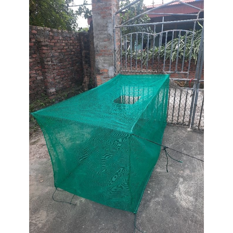 Tráng lồng vèo nuôi ếch ốc cá, có nắp 2x1x1, 2x2x, 3x2x1