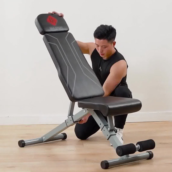 Ảnh BG Ghế tập tạ, tập gym ghế băng tập thể thao dụng cụ thể hình tạ đẩy có thể gấp gọn đa chức năng 3