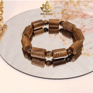 Vòng Tay Trầm Hương Trụ Trúc Trầm Tốc Việt 8/10/12/14mm - Mộc Trầm Hương MTH