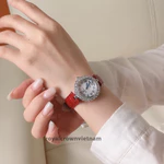 Đồng hồ nữ chính hãng dây da Royal Crown 6305 mặt nhỏ chống nước, đính đá cao cấp đẹp, thời trang — ảnh 6