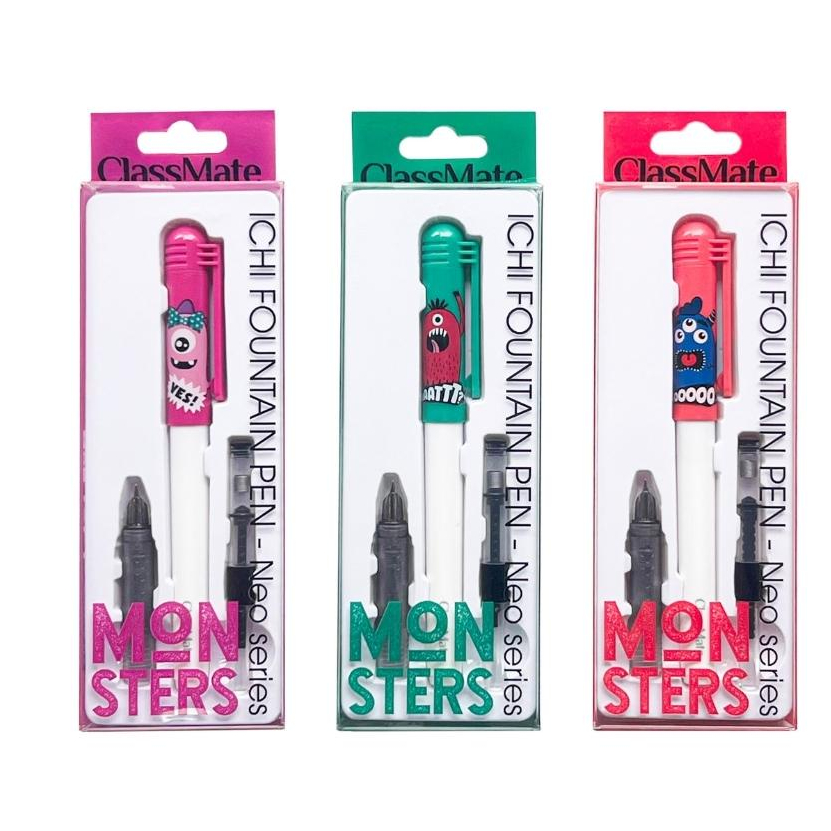 Bút Máy CLASSMATE ICHI NEO MONSTER Ngòi Kim Tinh CL-FP203 | Shopee Việt Nam
