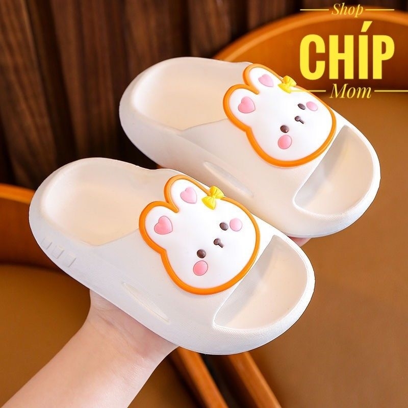 dép cho bé đi mùa hè chống trượt dép lê cho bé gái thỏ dễ thương đúc nguyên khôi êm chân SL001 ( ảnh thật )