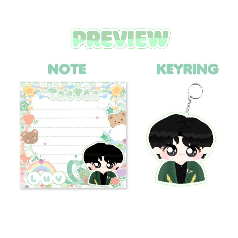 [HÀNG CÓ SẴN] Note Tae, TaeKook có keo và không keo | Shopee Việt Nam