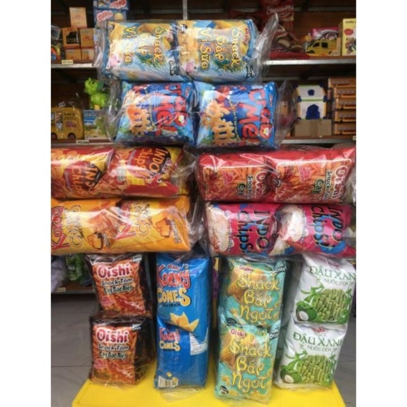 Combo 50 bịch Bánh Snack Oishi® 12g | Shopee Việt Nam