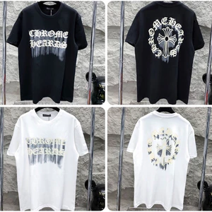 Áo Phông Chữ Thập Chất Cotton Dày Dặn Form Dáng Unisex Nam Nữ Hot Trend 2023