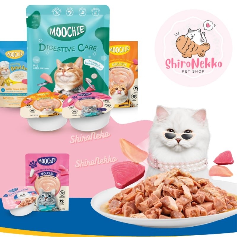 PATE GÓI MOOCHIE dành cho mèo - MOOCHIE GRAIN FREE CHO MÈO 70G | Shopee ...