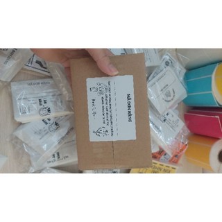 Sét 50 Tem ghi mã vận đơn có sẵn keo kích thước 8x6cm cho gói hàng nhỏ