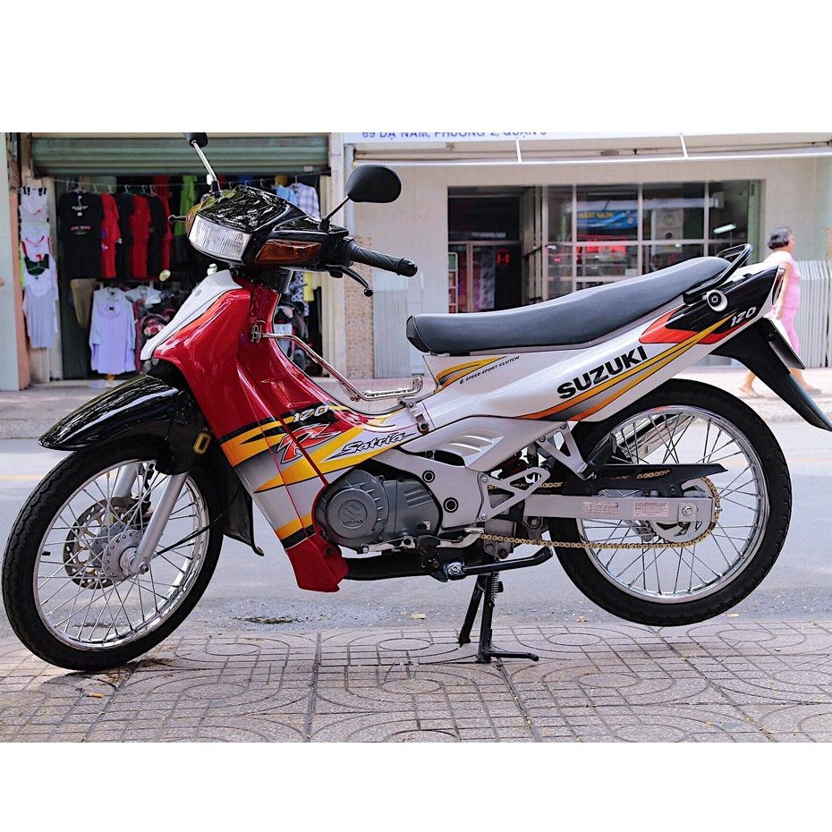 Tem Rời Suzuki Satria 2000 Trắng Đỏ | Shopee Việt Nam