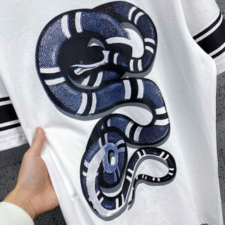 Áo Phông Cổ Tròn 5D Bóng STICKER SNACK Siêu Chất, Cotton Khô Mềm Mịn Co Dãn 4 Chiều