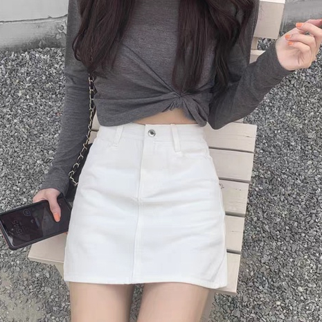 Chân Váy Kaki BIGSIZE Phom Basic Bản Lưng Cao Có Quần Lót Trong Tôn Dáng Tôn Eo CV11