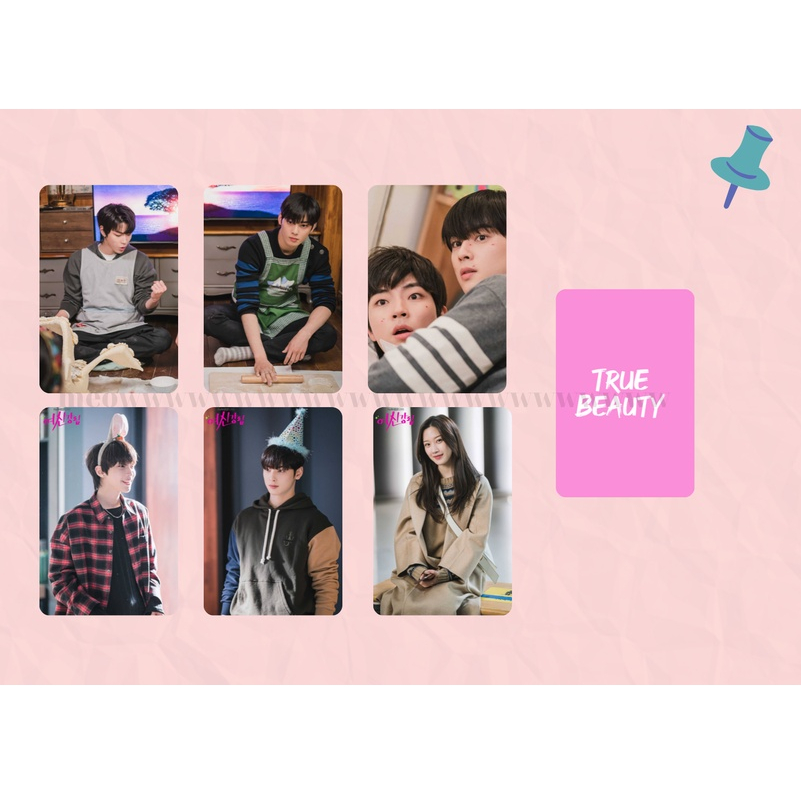 set card bo góc "Vẻ đẹp đích thực" (True beauty)
