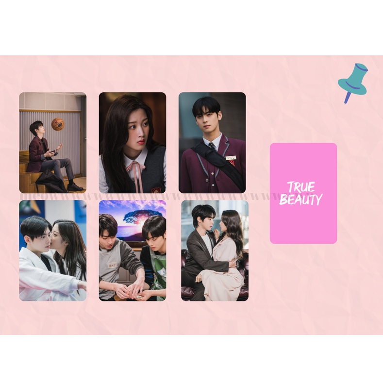 set card bo góc "Vẻ đẹp đích thực" (True beauty)