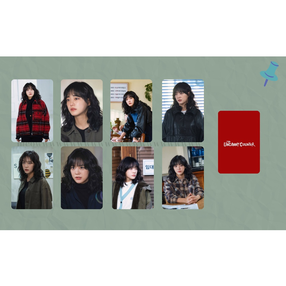 set card " Nghệ thuật săn quỷ và nấu mì " ( The Uncanny Counter ) Jo Byung-gyu, Kim Se-jeong