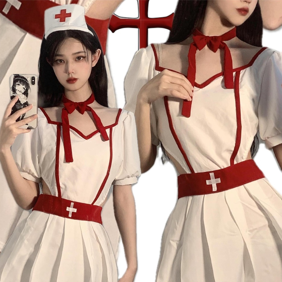 Cosplay nàng y tá 2 cách mặc mới lạ sexy - bodysuit ngủ gợi cảm hóa ...